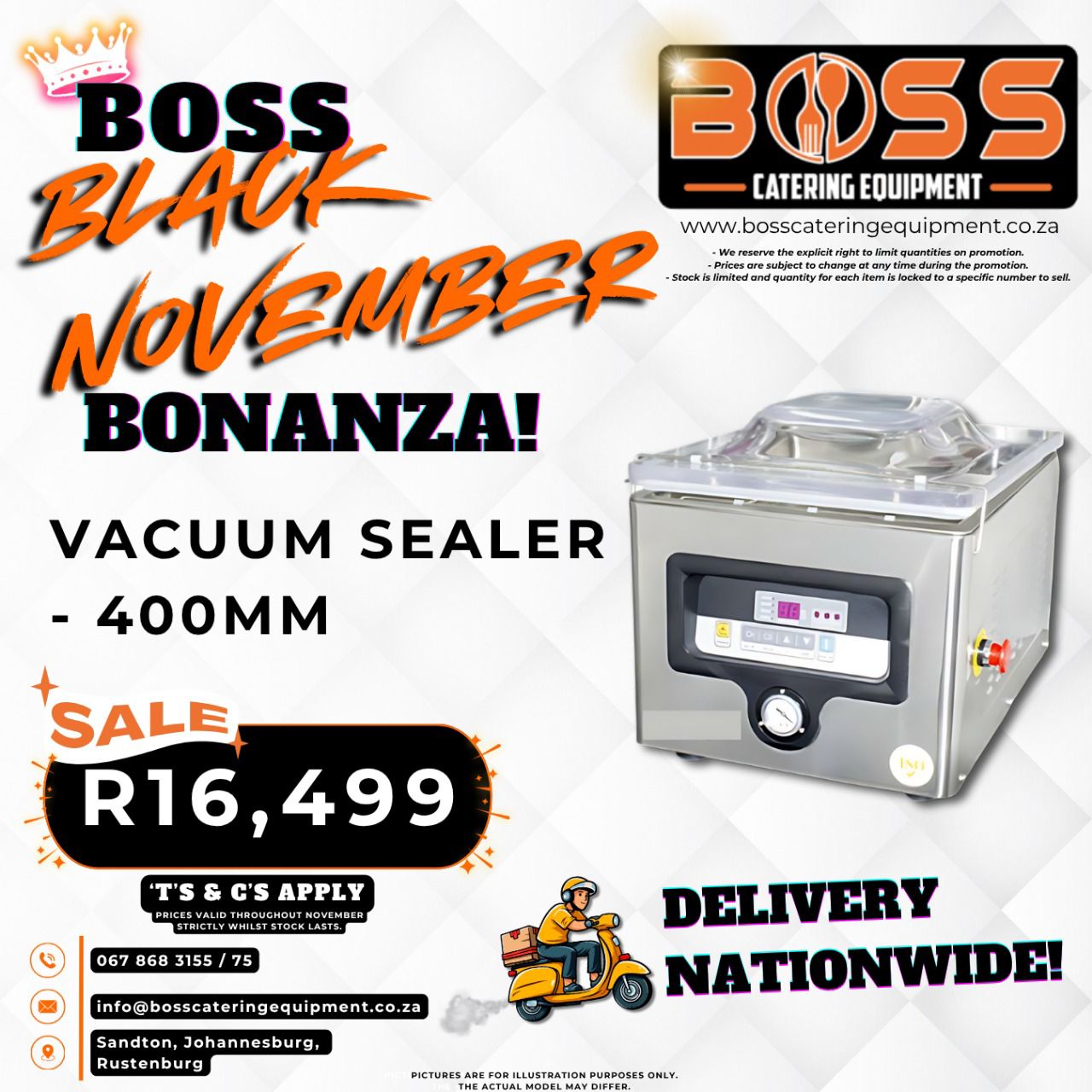 400mm Vacuum Sealer - *BLACK FRIDAY*