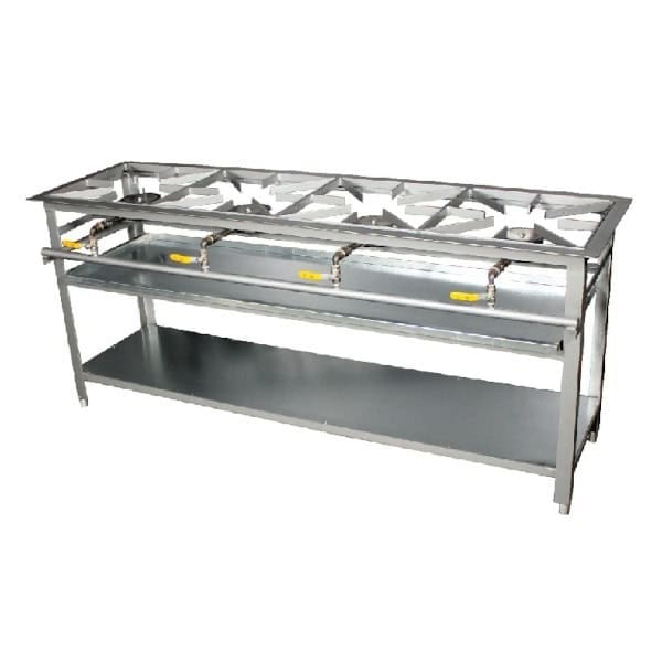 4-burner Boiling Table / Gas Stove (Heavy Duty)