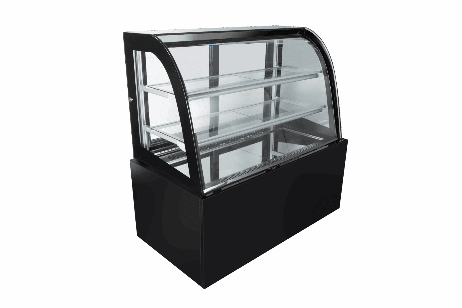 Curved Cake Display Fridge Curved 900mm - Floor Standing