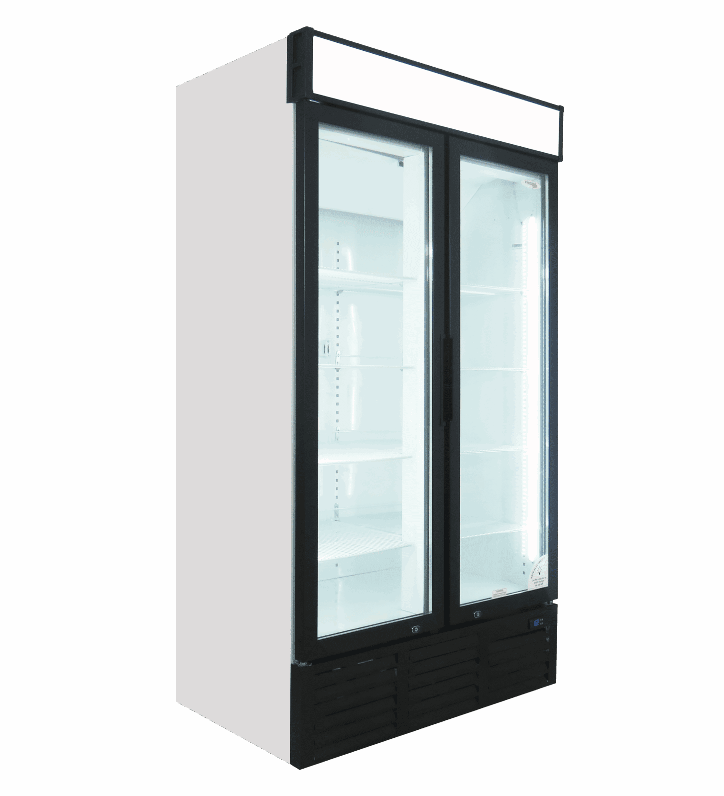 *FRIDGESTAR* Double Door Display Fridge - Hinged Doors