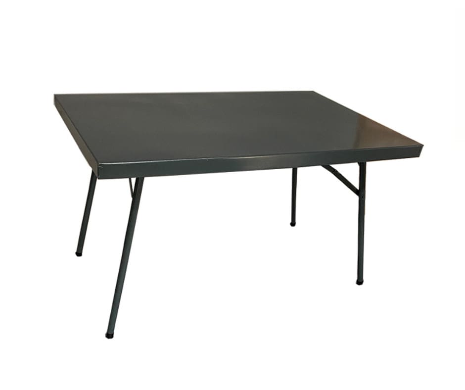 BLACK Steel Folding Table 1800mm - XTRA Heavy Duty